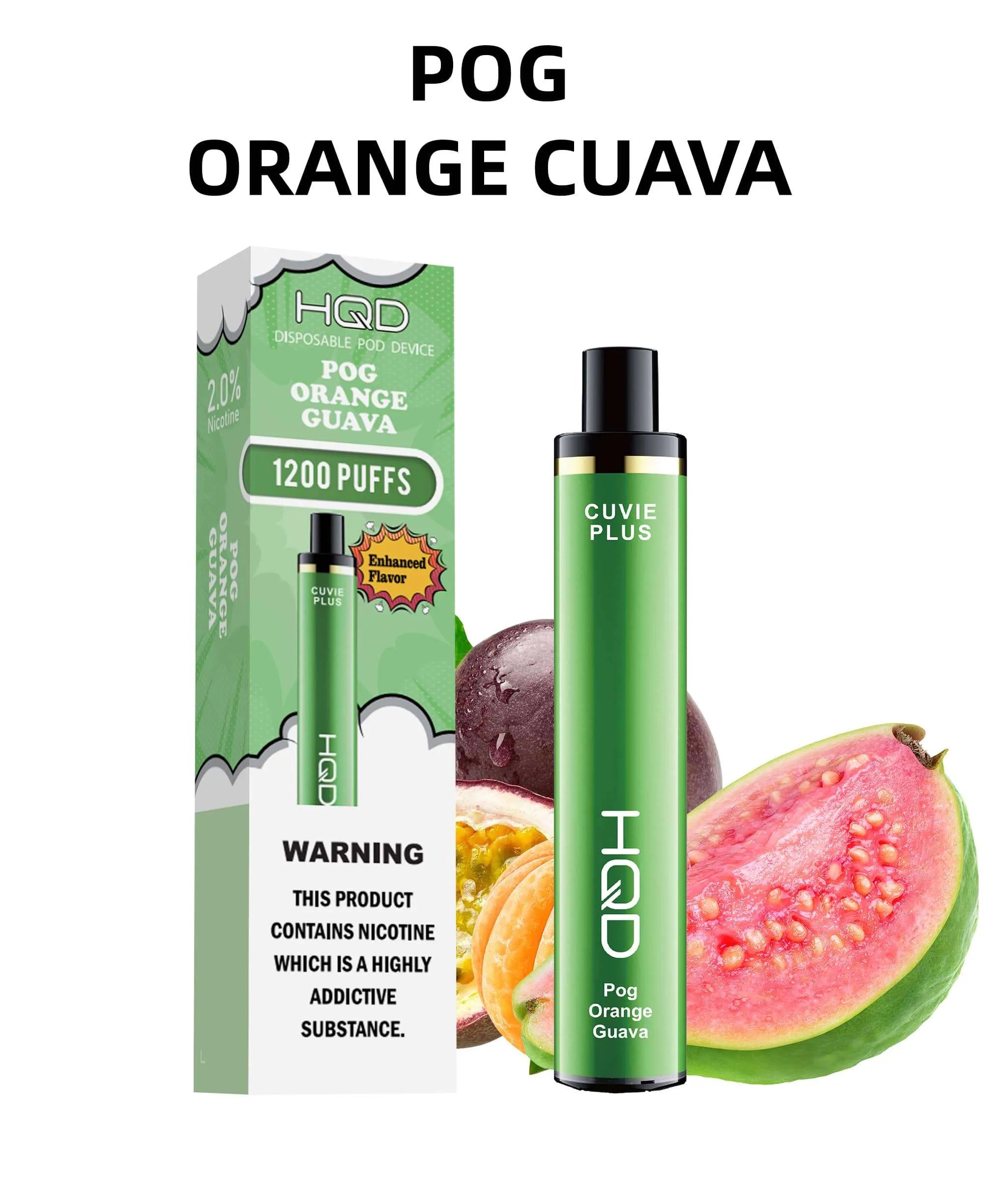 HQD Cuvie Plus POG Orange Guava