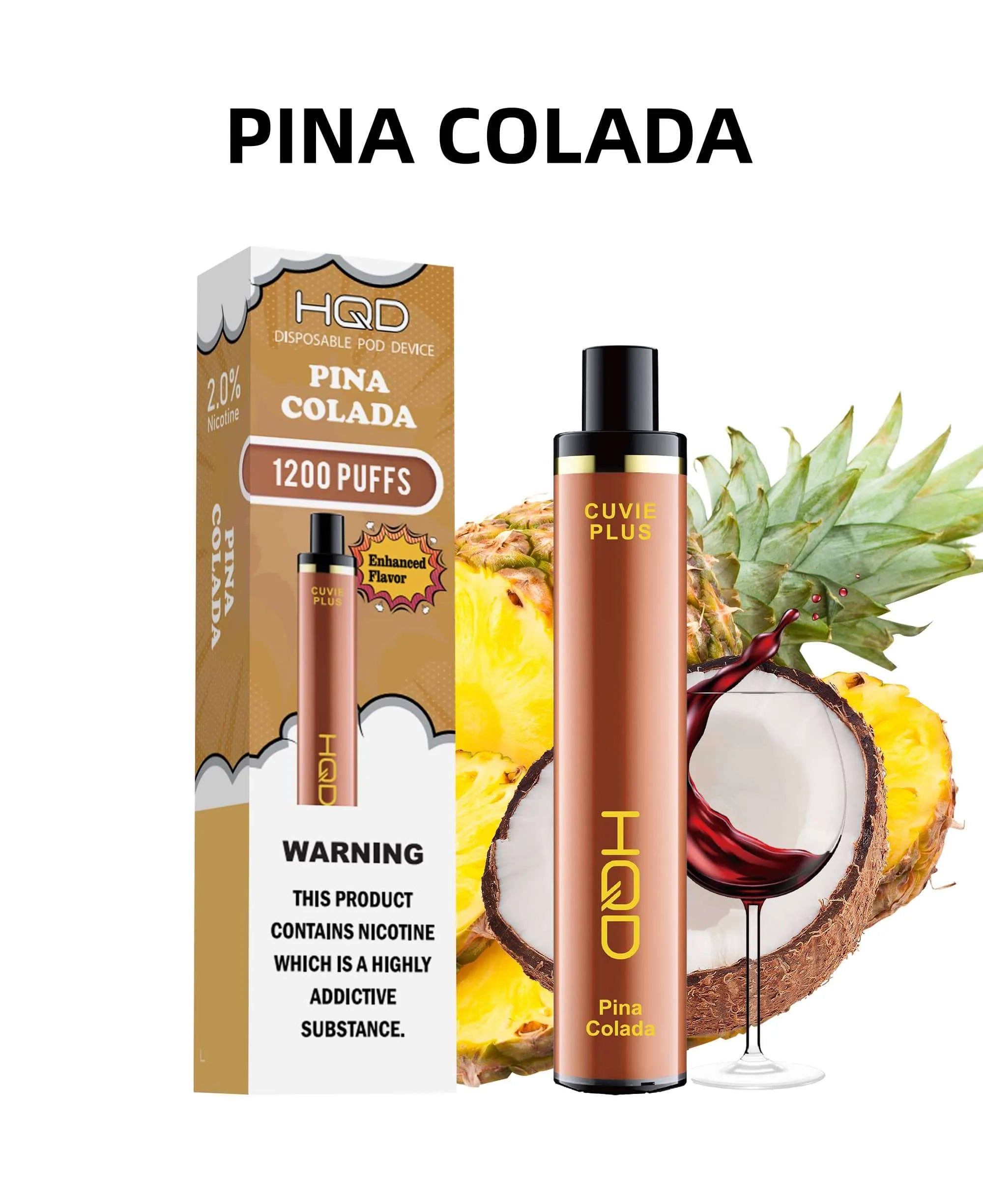 HQD Cuvie Plus Pina Colada