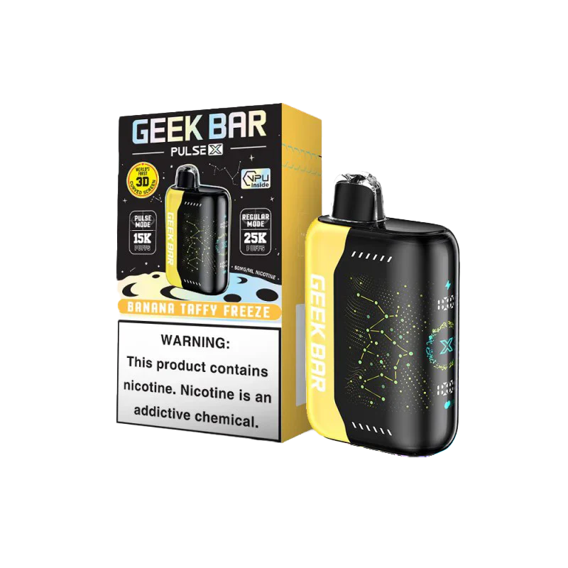 Banana Taffy Freeze Geek Bar Pulse X