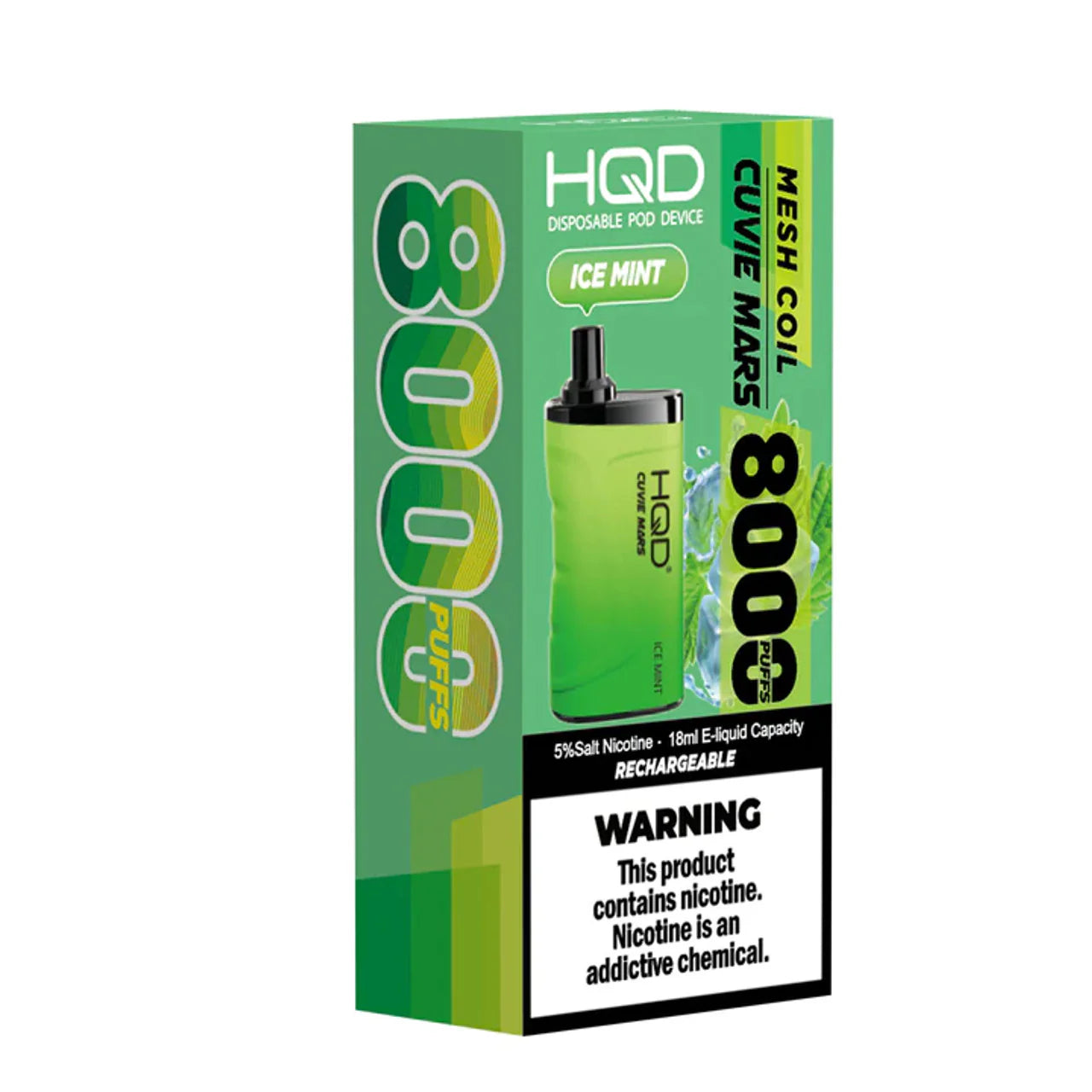HQD Cuvie MARS Ice Mint - Shop Vapes Online HQD Cuvie MARS Ice Mint - Shop Vapes Online