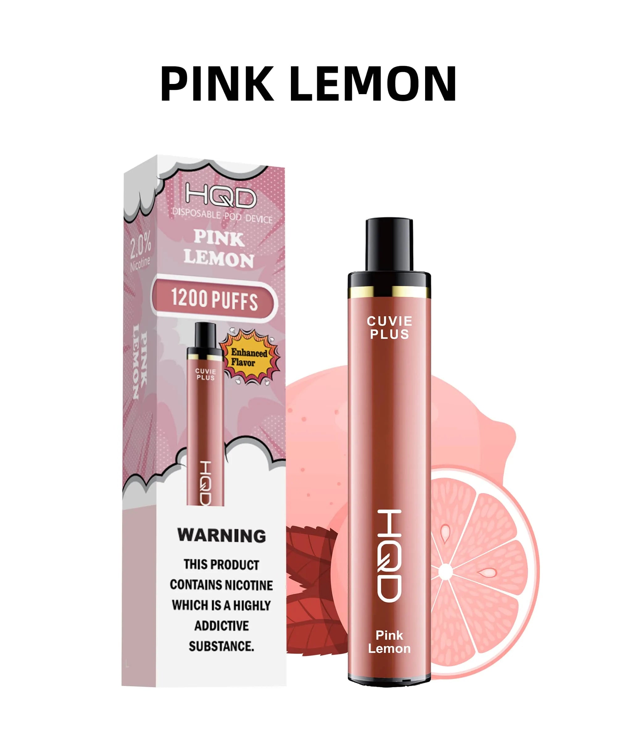 HQD Cuvie Plus Pink Lemon 