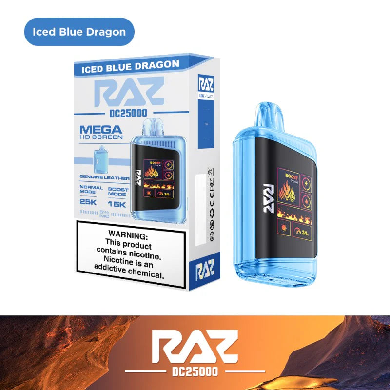 Iced Blue Dragon RAZ DC25000 - Shop Vapes Online Iced Blue Dragon RAZ DC25000 - Shop Vapes Online