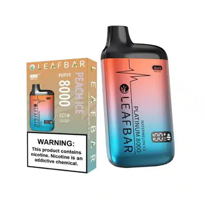 peach-ice-Leafbar-Platinum-8000-Vape